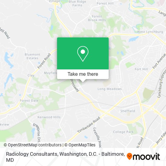 Radiology Consultants map