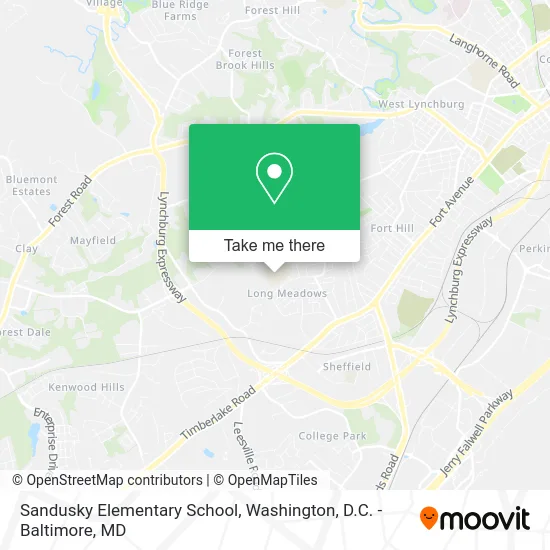 Sandusky Elementary School map
