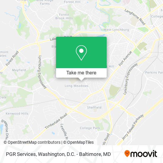PGR Services map