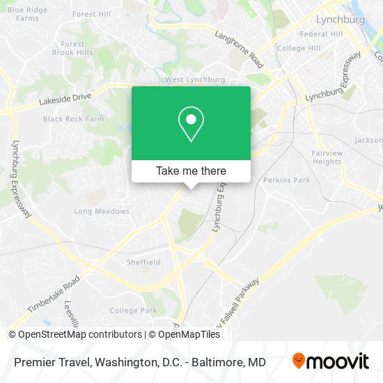 Premier Travel map