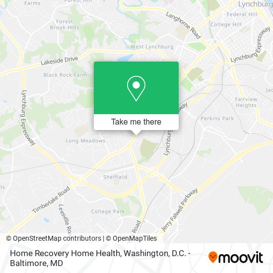 Mapa de Home Recovery Home Health