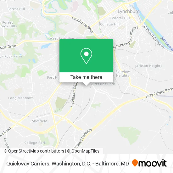 Quickway Carriers map