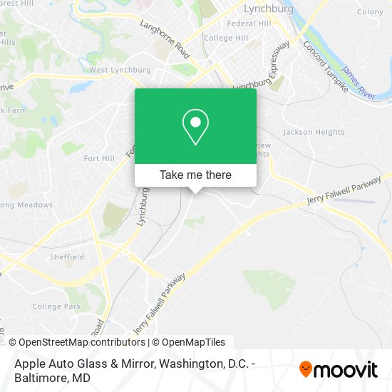 Apple Auto Glass & Mirror map