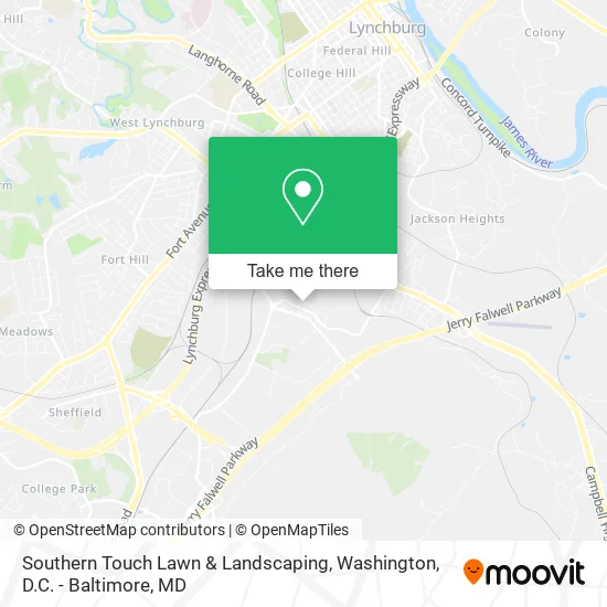 Southern Touch Lawn & Landscaping map