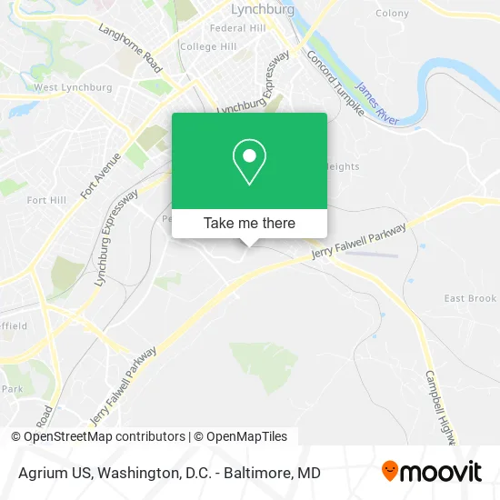 Mapa de Agrium US