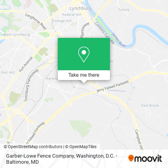 Garber-Lowe Fence Company map