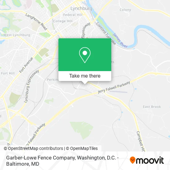 Mapa de Garber-Lowe Fence Company