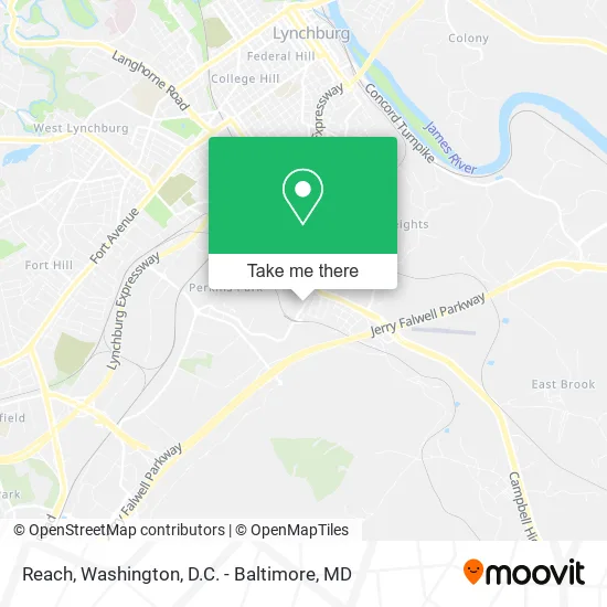Mapa de Reach