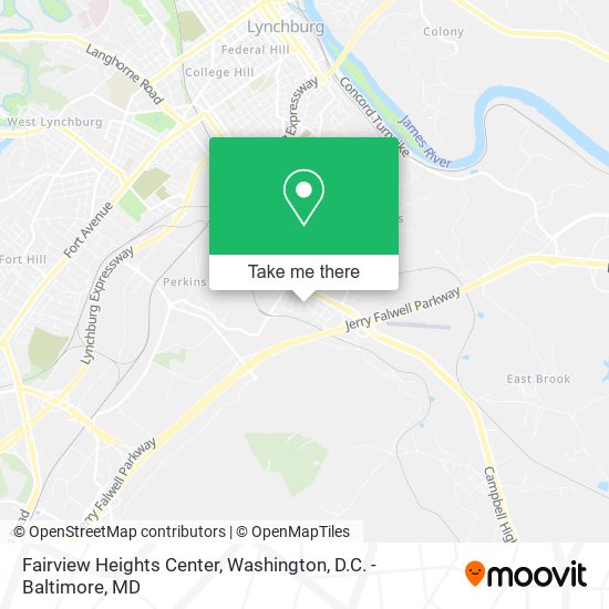 Mapa de Fairview Heights Center