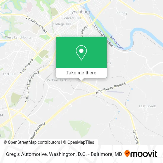 Greg's Automotive map