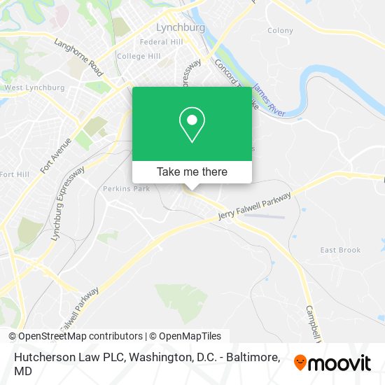 Hutcherson Law PLC map