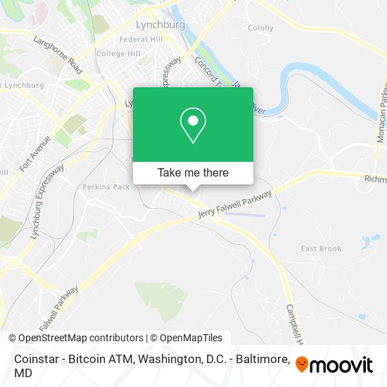 Mapa de Coinstar - Bitcoin ATM