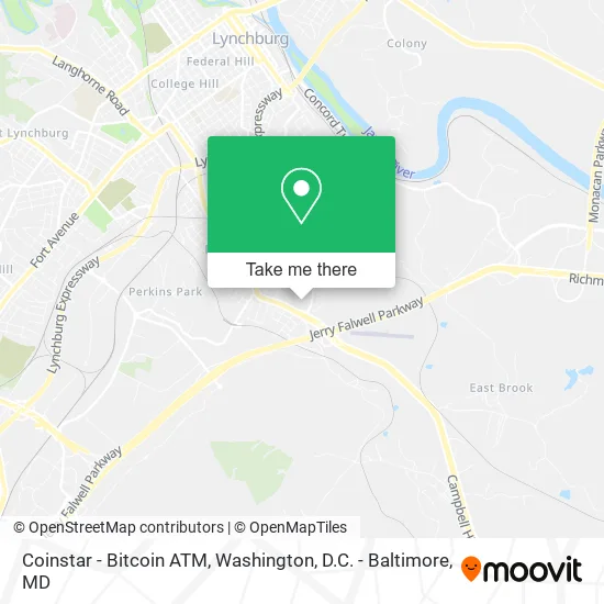 Mapa de Coinstar - Bitcoin ATM