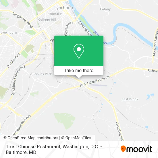 Trust Chinese Restaurant map