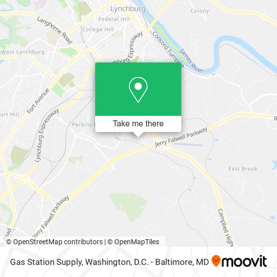 Gas Station Supply map