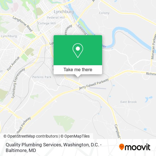 Quality Plumbing Services map