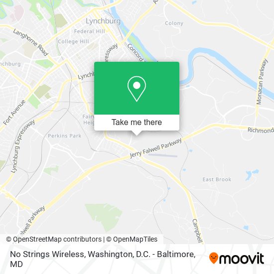 Mapa de No Strings Wireless