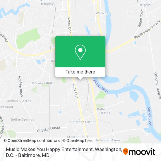 Music Makes You Happy Entertainment map