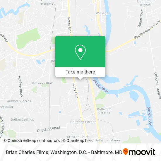 Brian Charles Films map