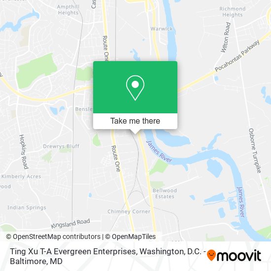 Ting Xu T-A Evergreen Enterprises map