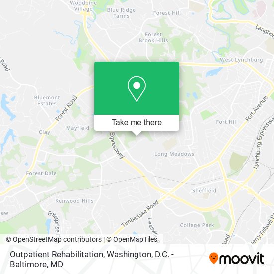 Outpatient Rehabilitation map