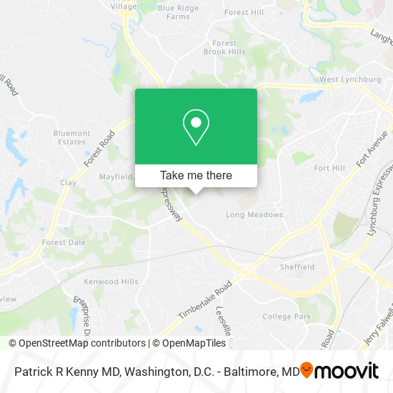 Patrick R Kenny MD map