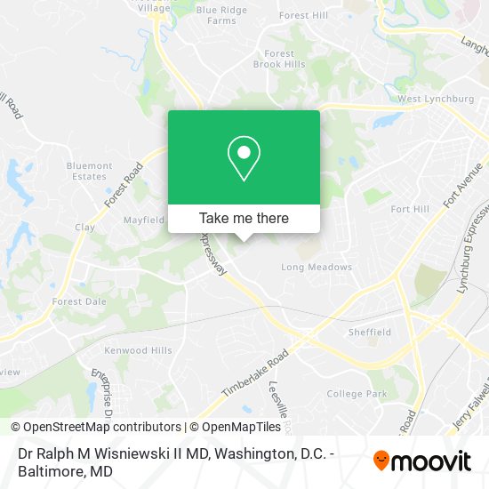 Mapa de Dr Ralph M Wisniewski II MD