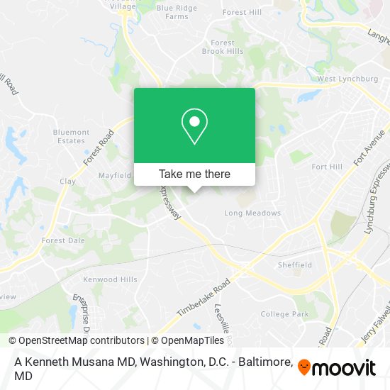 A Kenneth Musana MD map