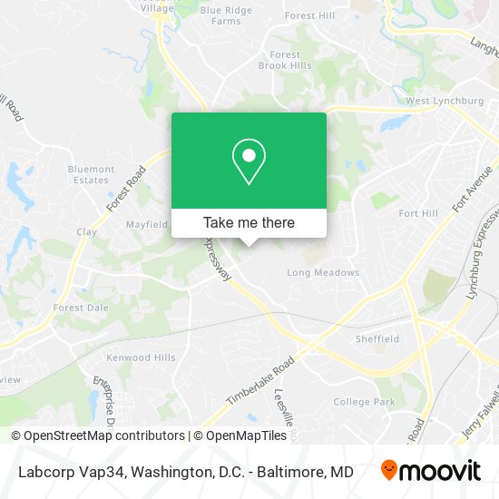 Mapa de Labcorp Vap34