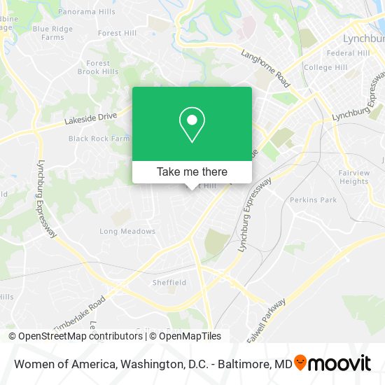 Women of America map