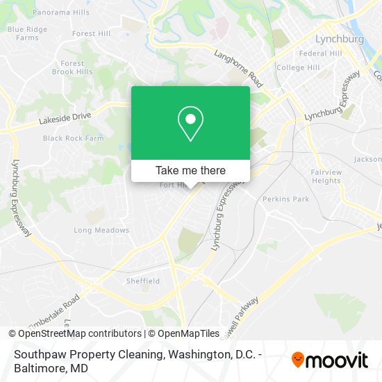 Mapa de Southpaw Property Cleaning
