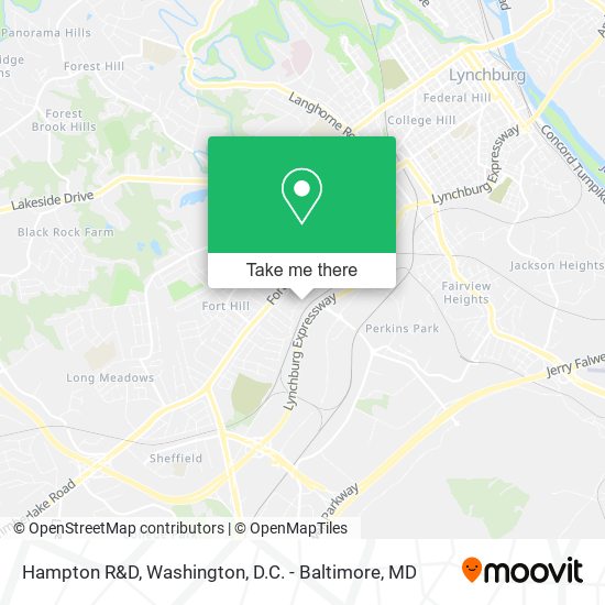 Hampton R&D map
