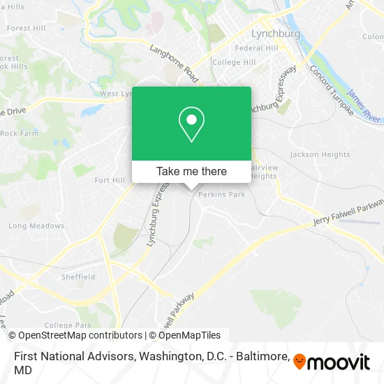 Mapa de First National Advisors