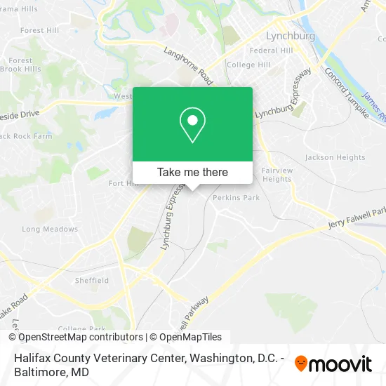 Halifax County Veterinary Center map