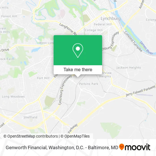 Genworth Financial map