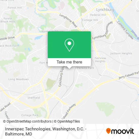 Innerspec Technologies map