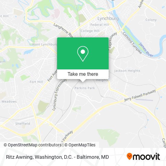 Ritz Awning map