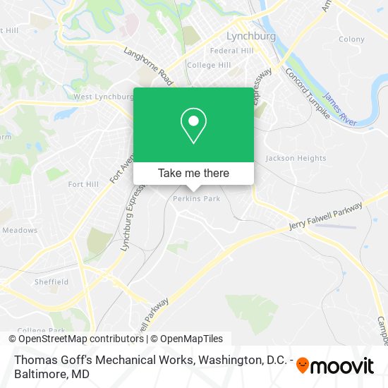 Mapa de Thomas Goff's Mechanical Works