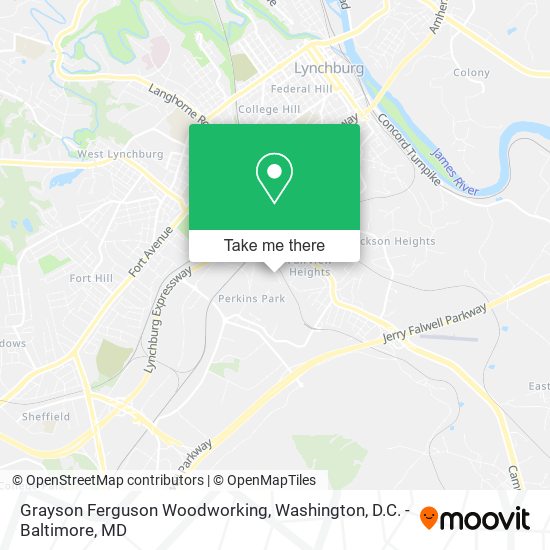 Mapa de Grayson Ferguson Woodworking
