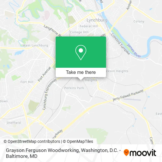Grayson Ferguson Woodworking map