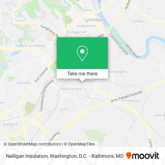 Mapa de Nelligan Insulation