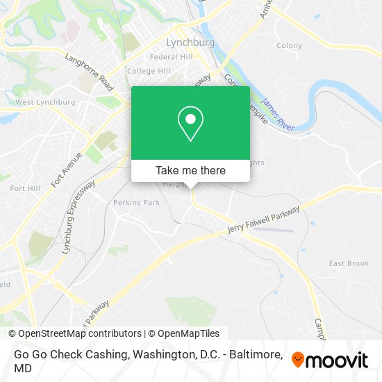 Mapa de Go Go Check Cashing