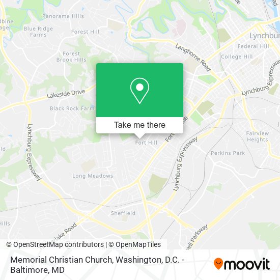 Memorial Christian Church map