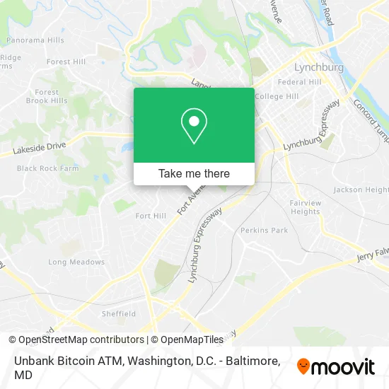 Unbank Bitcoin ATM map