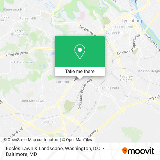 Eccles Lawn & Landscape map