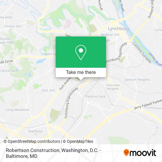 Robertson Construction map