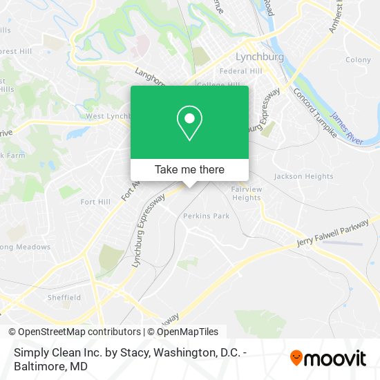 Simply Clean Inc. by Stacy map