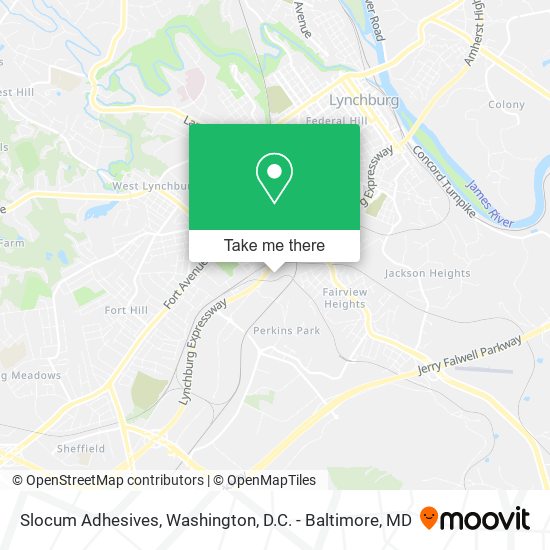 Mapa de Slocum Adhesives