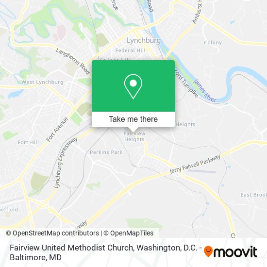 Fairview United Methodist Church map