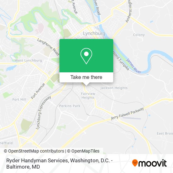 Mapa de Ryder Handyman Services